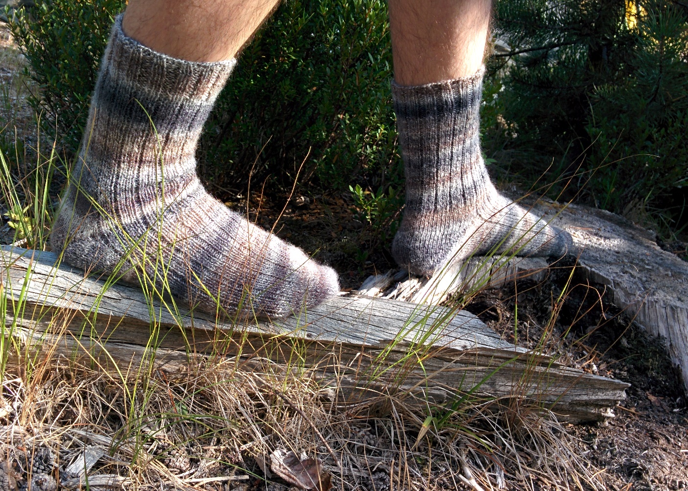 handspun magic socks.