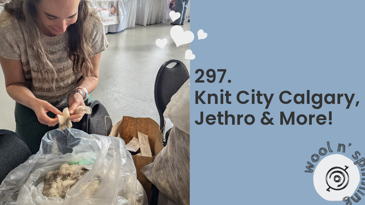 Knit City Calgary, Jethro & More! | Wool n’ Spinning, ep. 297
